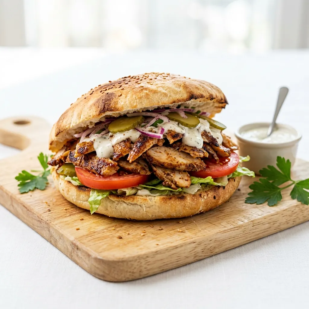 Göcek Döner'de hazırlanan tavuk döner